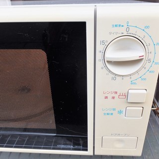☆コロナ CORONA DR-510 電子レンジ◆簡単操作で使いやすいの画像