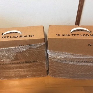 15インチデスクトップモニター×2の画像