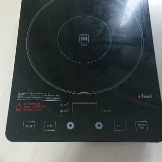 アイリスオーヤマ IHクッキングヒーター 1400W ブラック ...