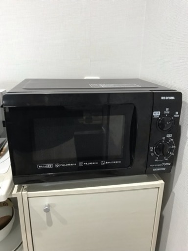 大容量 電子レンジ アイリスオーヤマ 黒 IMB-F183-6