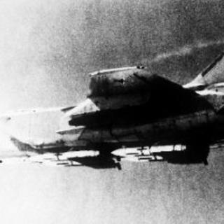 航空写真 MiG-31 白黒写真