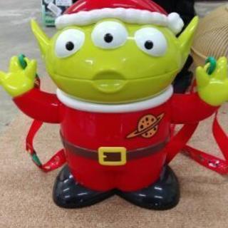 中古　ディズニーグリーンメン　ポップコーンケース