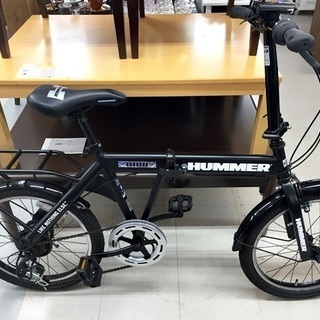 美品 HUMMWR ハマー 折りたたみ自転車 20インチ ブラック 