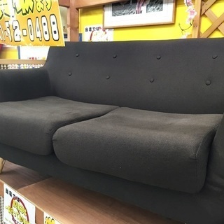 中古 2Pソファ ブラウン