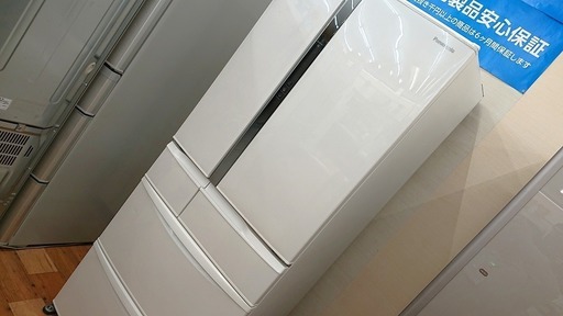 安心の6か月保証！Panasonic パナソニック 2017年製　6ドア冷蔵庫です！