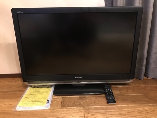 37型テレビ リモコン取説付き