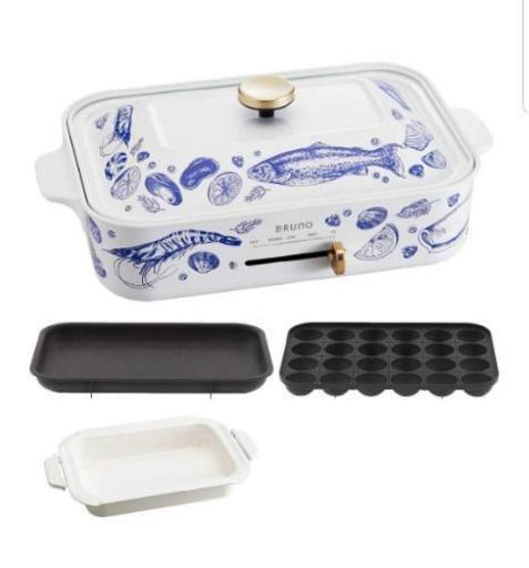 新品　brunoホットプレート　鍋付き