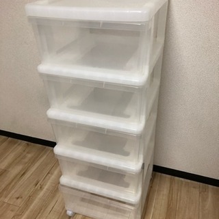 【1ヶ月限定】ニトリ クローゼットチェスト 5段 ほぼ新品 
