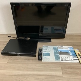 MITSUBISHI REGZA 液晶テレビ 32型&ブルーレイディスクレコーダー