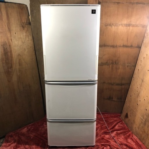 配送・設置無料❗️どっちもドア 350L 冷蔵庫 シャープ プラズマクラスター
