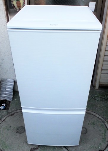 ☆シャープ SHARP SJ-14X 137L　2ドアノンフロン冷凍冷蔵庫◆つけかえどっちもドア搭載