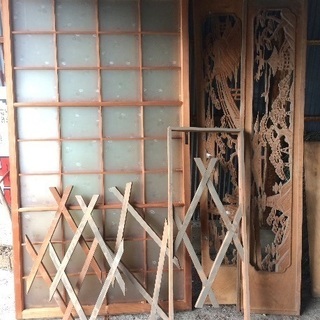 欄間 建具 デットストック 保管品