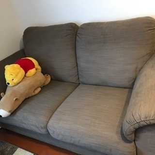 IKEA イケア ソファ 2人掛けソファ 2P ミディアムブラウンの画像