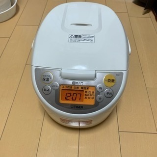 15年製 TIGER炊飯器、無料