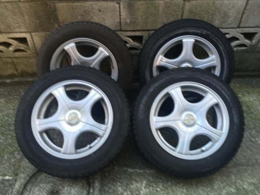 15アルミ 5穴 185-65-15 6.5J +45 プリウス