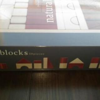 積み木　natural blocks 自然素材の画像