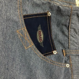 SIMS インディゴ調スノボパンツ メンズ(L)の画像