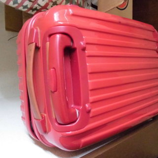 ハードスーツケース　赤 中古