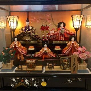 久月雛人形 ガラスケース入り