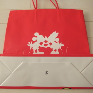 ミッキー＆ミニー　ディズニー　紙袋＆プラスティックバッグの画像