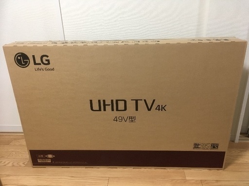 【新品未開封】 エルジー / LG 49UJ6100 ４K液晶テレビ 2018年製 49インチ テレビ