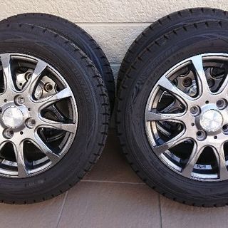 ☆ほぼ新品！スタッドレスタイヤ ホイールセット 155/65R13