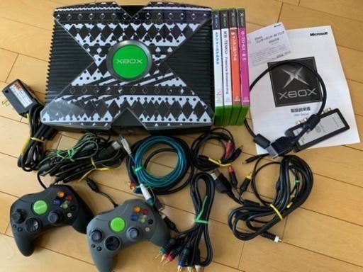 XBOX 本体(改造済み、36本のゲームデータ内蔵)