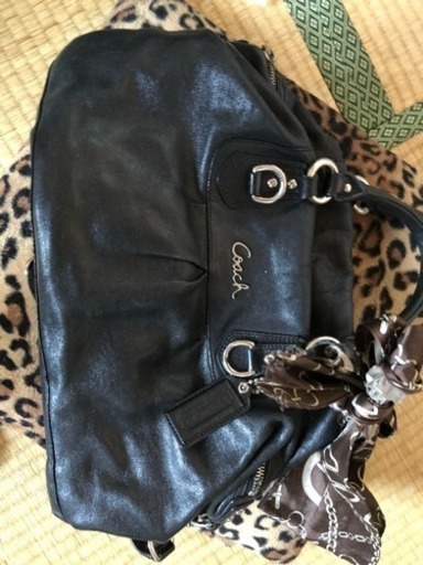 coach 中古 バッグ 黒