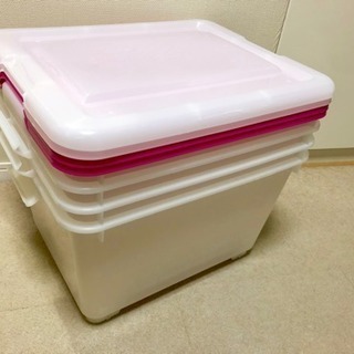 【無料で譲ります】衣装ケース2種の画像