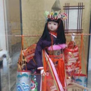 中古　日本人形(汐汲)　値下げ