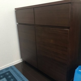 無印良品 オーク材キャビネット