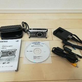 PENTAX防水デジタルカメラ OPTIOw80　ケース付き