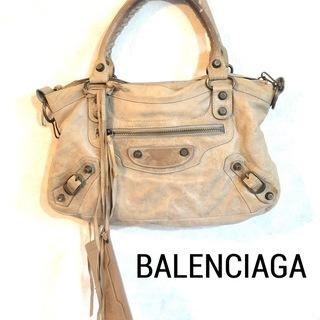 BALENCIAGA　定価10万超え　ザファーストレザー　２way ショルダー　