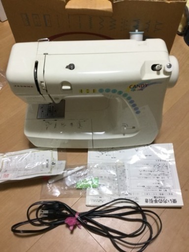 ハンドメイド、蛇の目ミシン ジャノメミシンN-205 CANDY
