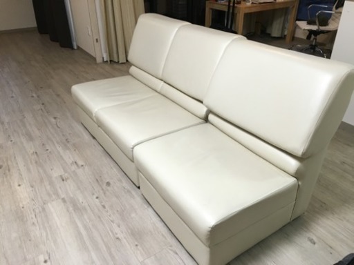 【値下げ】大塚家具 ソファ シングル＋ダブル ３人掛け