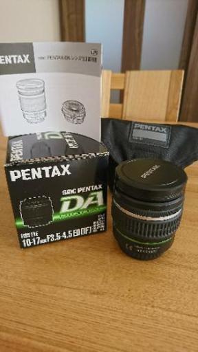 smc PENTAX DA FISH EYE 10-17mm F3.5-4.5ED ペンタックス Kマウント 魚眼 広角レンズ