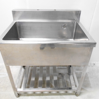 ステンレス　１槽シンク【良品中古】【リサイクルショップサルフ】の画像