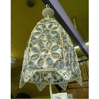 札幌【地中海風照明 1灯 吊下げ＆床置きOK】本体高さ32cm ...
