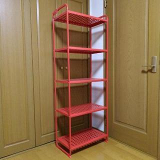 ●終了●【IKEA】MULIG シェルフユニット レッド　＊大阪...