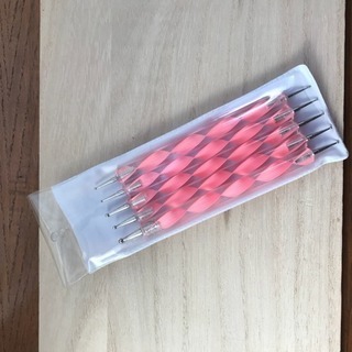 中古ネイル用品 ドット棒 5本セットの画像