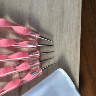 中古ネイル用品 ドット棒 5本セットの画像