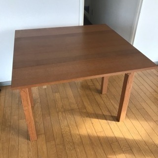 IKEA 伸長テーブル ブラウン