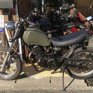 １点もの！！YAMAHA　セロー225　ミリタリートラッカーカスタム★　実働ベース車体　愛知から　近場の送料安い！の画像