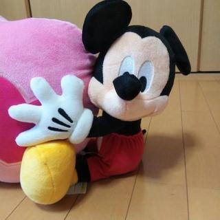 ミッキー&ミニー ロングピローの画像