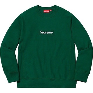 supreme 18aw boxlogo crewneck da...