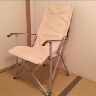 オガワ コットン ハイバックチェア  ナチュラル