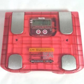 【取引完了】タニタ★体重計/体脂肪計●スケルトン●TBF-607...