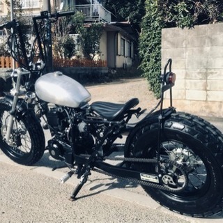 TW200E チョッパー ロボットハンドル ロンスイ スパトラ