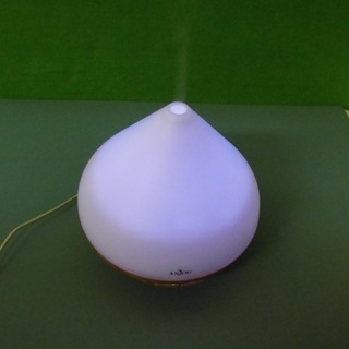 ANJOU アロマディフューザー　超音波式　癒しのアロマライト　ナチュラルブラウン　 JM2498)【取りに来られる方限定】の画像