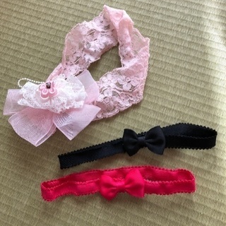 赤ちゃんリボン三点